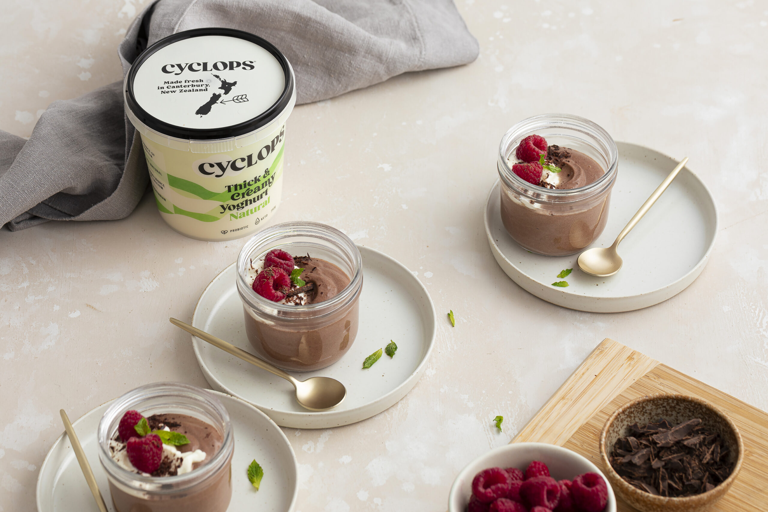 Creamy Yoghurt Chocolate Mousse - Cyclops Yoghurt
